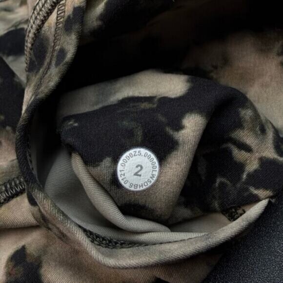 Lululemon Invigorate High-Rise Tight 25" Everlux In Dispersed Light Raw Linen - Picture 9 of 9